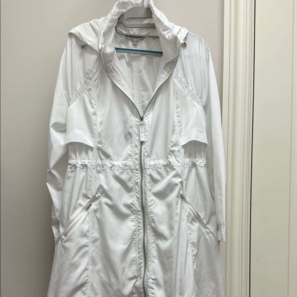 Athleta hooded wind/ water resistant jacket